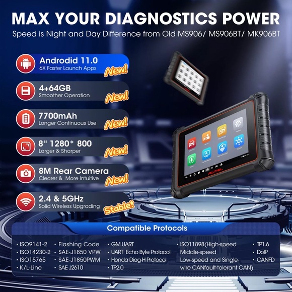 Autel MaxiPRO MP900 Full System Car Coding Diagnostic Bidirectional Scanner - Picture 12 of 12